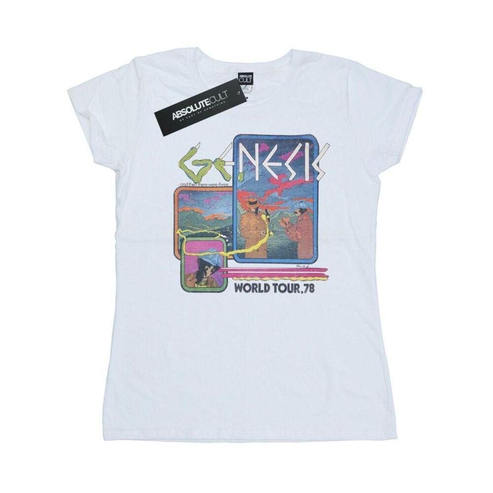 Genesis Womens/Ladies World Tour 78 Cotton T-Shirt / White